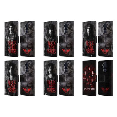OFFICIAL BLACK VEIL BRIDES BAND MEMBERS LEATHER BOOK CASE FOR NOKIA PHONES