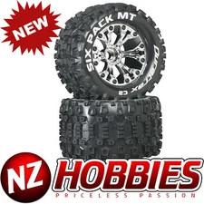 DURATRAX DTXC3519 Six Pack MT 2.8 2WD Mounted Front C2 Chrome (2)