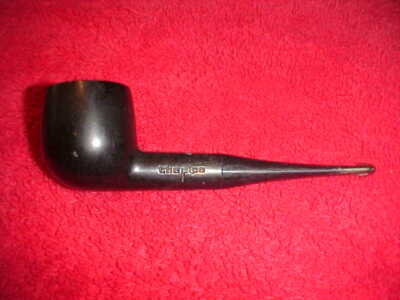 OLD BLACK STRAIGHT THE PIPE  VINTAGE DELUXE ESTATE PIPE LOT E