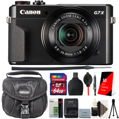【美品】Canon PowerShot G7 Canon PowerShot G7 X Mark II Digital Camera Black with Extra