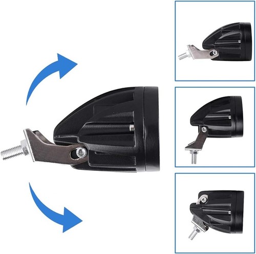 10 PIEZAS 20W LED Camión Elevadora Lámpara de Advertencia Azul Luz Punto de Trabajo de Seguridad 10-48V - Imagen 7 de 12