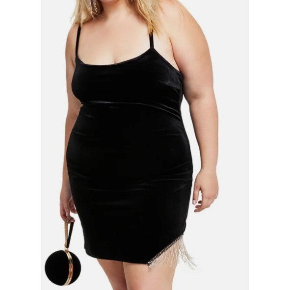CITY STUDIO Plus Women's Tight Mini Bodycon Dress Size 22W NWT Black | eBay