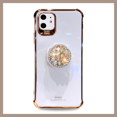 Custodia Posteriore Di Lusso Crystal AB Iridescent BLING Per IPhone 17 16 15 14 13 12 Air Pro Max Plus Realizzata Con Cristalli Swarovski, Cover Posteriore Con Strass - Italia - Foto 7