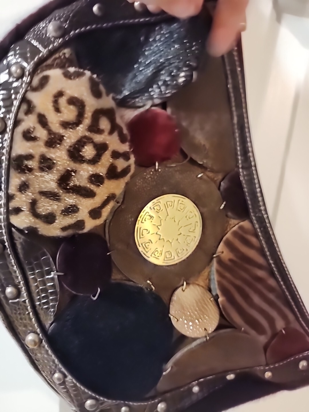 Patchwork Ruby Rd. Shoulder Purse - image 8