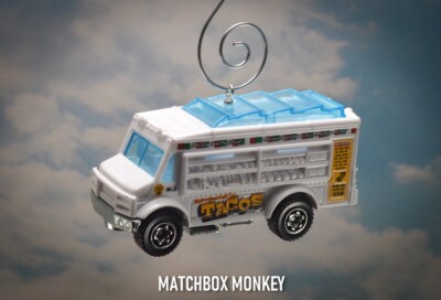 Street Taco Food Truck Custom Christmas Tree Ornament 1/64 Food Race Muscle