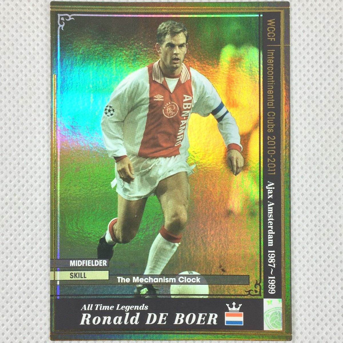 Wccfカード Panini WCCF 2010-11 Ronald de Boer Legends Ajax ATLE Netherlands