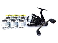Avanti 10/10 Fishing Reel 10 Bearings ,twin Handle + 10 Spools With Line Avanti 10/10 Fishing Reel 10 Bearings ,twin Handle + 10 Spools With Line