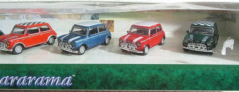 Cararama Set of 6 Mini Coopers 1:72 Hongwell Series 716/716x 2002 NISP EXC RARE - Image 3 of 4