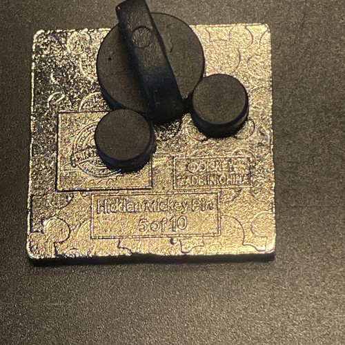 DISNEY Pin Trading ~ Oswald Expressions 5/10 ~ Quiet Chaser~ Hidden Mickey ~2014 - Picture 3 of 3