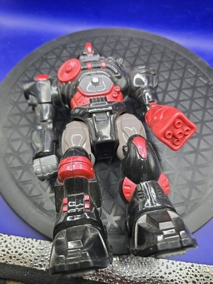 M.A.R.S. Motorized Attack Robo Squad Black XSS Robot Hap-P-Kid 7  Walking Robot