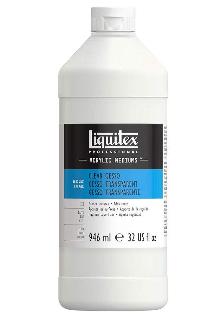 Liquitex Professional Acrylic Mediums Clear Gesso 946ml