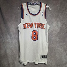 Rare 2012 Adidas NBA New York Knicks JR Smith 8 White Basketball Jersey Mens S