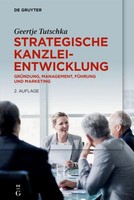 Geertje Tutschka / Strategic Development For Law Firms : Found ...9783110726954