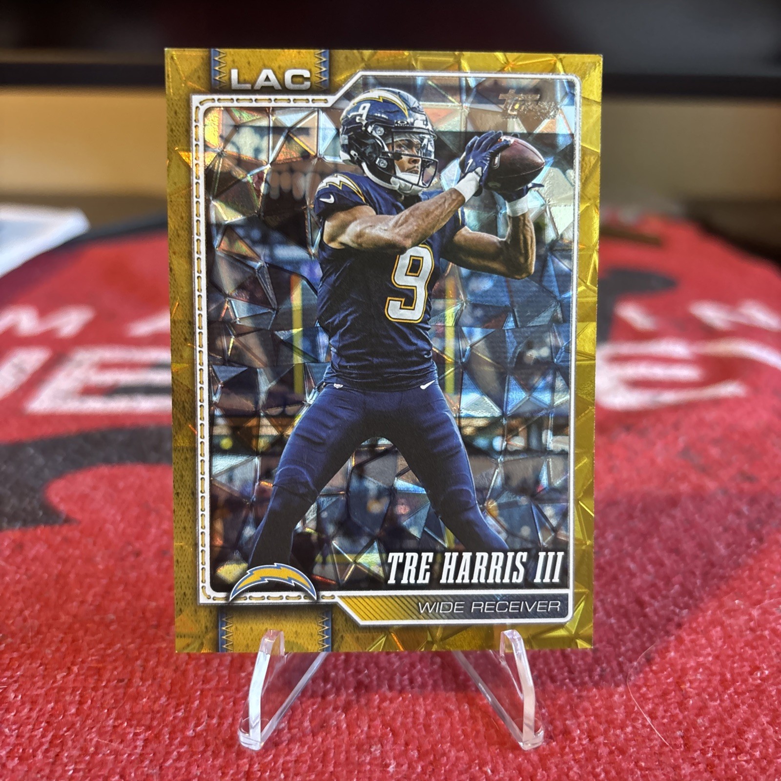 2026 Topps Flagship Tre Harris III Gold Refractor /50 #106
