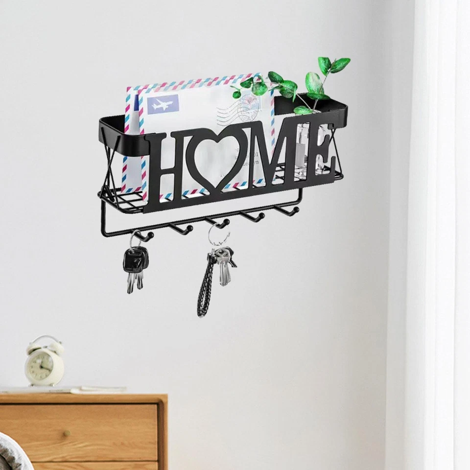 Key Holder Decor Metal Wall Key Hook for Shoulder Bag Apartment Living Room - Image 2 of 4