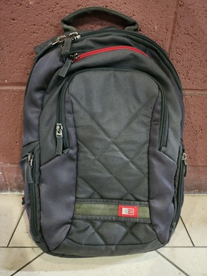 Case Logic Padded Computer Laptop Backpack Grey 18''