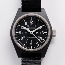 Marathon GPM 34mm Wristwatch: Sapphire Crystal: Automatic -- Seiko NH35A caliber