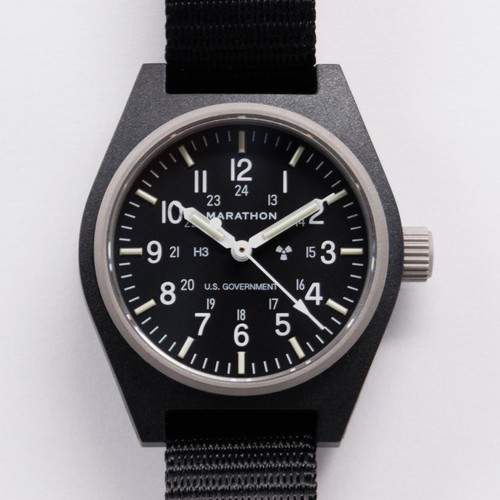 Marathon GPM 34mm Wristwatch: Sapphire Crystal: Automatic -- Seiko NH35A caliber