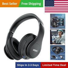 Wireless Bluetooth Headphones, 65H Playtime, 6 EQ Sound Modes, HiFi Stereo Ov...
