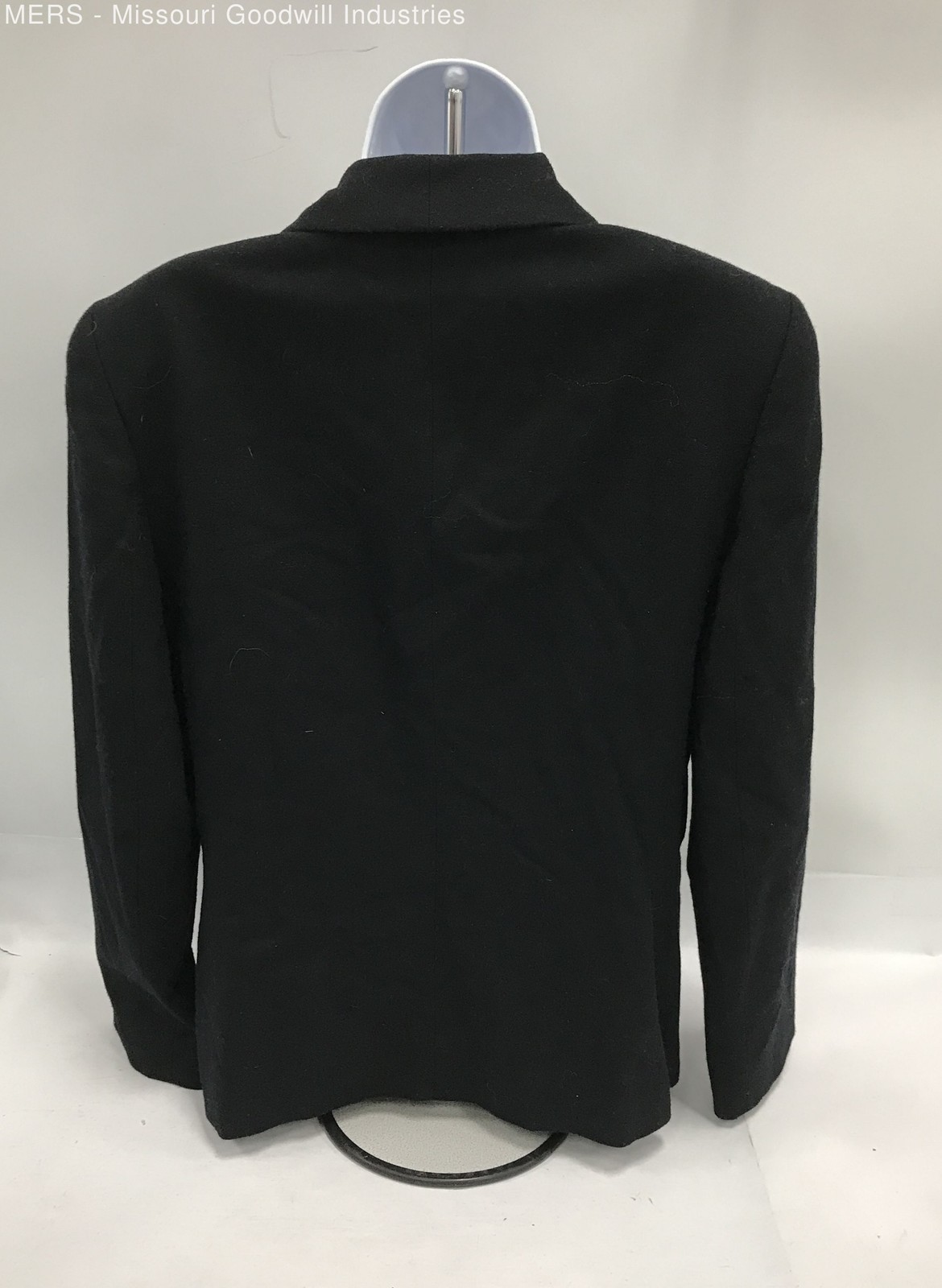 Pendleton Blazer Black Solid Double Breasted Wool… - image 2