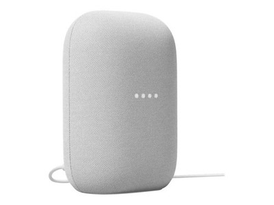 Google Nest Audio Smart Lautsprecher Silber Google Assistant WLAN