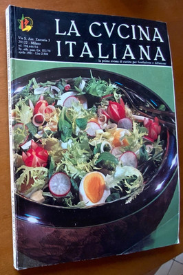 LA CVCINA ITALIANA n 4 1981 APRILE rivista di cucina per fondazione e diffusione