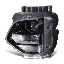 Fit 19-20 Santa Fe Left Driver Black Housing Projector Headlight Lamp Assembly