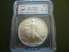 1992 Silver Eagle MS70 ICG Hutto Signed
