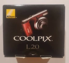 Nikon Coolpix L20 10.0MP Digital Camera Deep Red Tested And Works