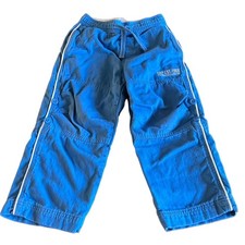 Gap Kids Boys Size 4 Blue Lined Convertible Pants Pull On Pockets