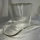 Blenko Hand-Blown Glass Top Hat Vase/Candle Holder/Decor Western 4.5" Tall