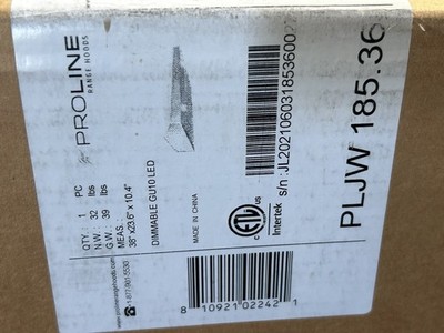 Proline Range Hood PLJW 185.36 - Under Cabinet - LED's