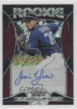 2019 Panini Prizm Rookie Burgundy Shimmer 4/25 Javy Guerra Javier Auto 0a2t