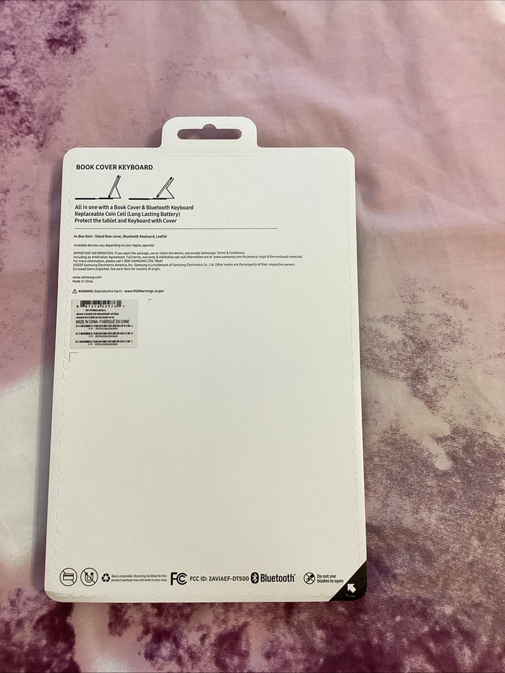 Samsung Galaxy Tab A7 Book Cover Keyboard, Gray EF-DT500UJEGUJ - Image 2 of 2