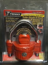 Trimax Umax25d Trailer Coupler U-lock 360 Protection Red New In Pack