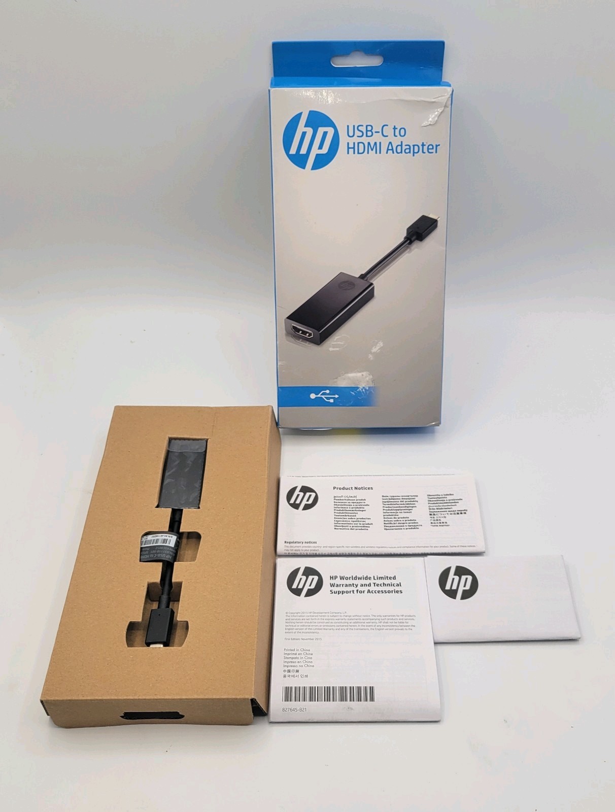 HP USB-C to HDMI 2.0 Adapter for 4K Video & Audio-image