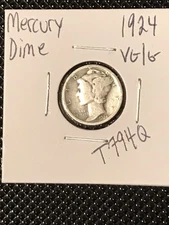 1924 Mercury Dime  VG/G