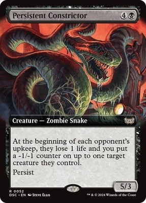 Persistent Constrictor *EXTENDED ART* DSC - NM - Magic The Gathering - MTG