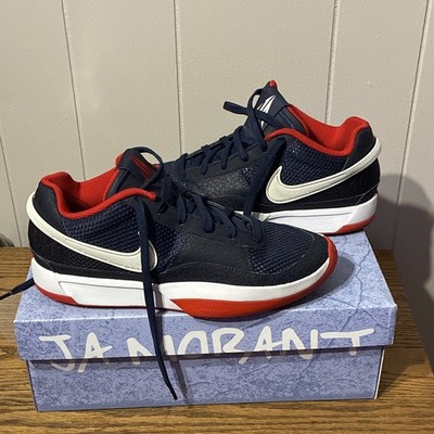 Nike Ja 1 ''USA'' Men s Basketball Low Top Sneakers Mesh Navy/Red/White FQ4796-403