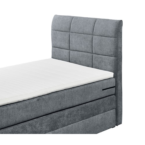 Boxspringbett - anthrazit - H2 - 120x200 cm Doppelbett Polsterbett Gästebett - Bild 6 von 10