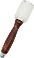 8 inch Leather Carving Hammer Wood Handle Nylon Hammer LeatherCraft Carving