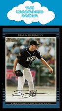 Sean Burnett 2002 Bowman Draft Picks & Prospects #BDP121 Pittsburgh Pirates