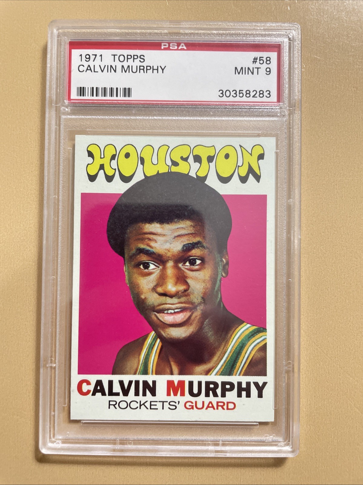 1971 Topps Calvin Murphy #58 PSA 9 Mint