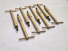 8 Vintage Sbc Moroso Gold Tall T-bar Valve Cover Hold Down Bolts 14-20