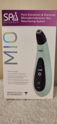 Spa Sciences MIO Microdermabrasion Pore Extraction Skin Resurfacing System NEW