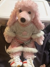 Build A Bear -20" Pink Poodle Retired Plush Soft Toy With Outfit