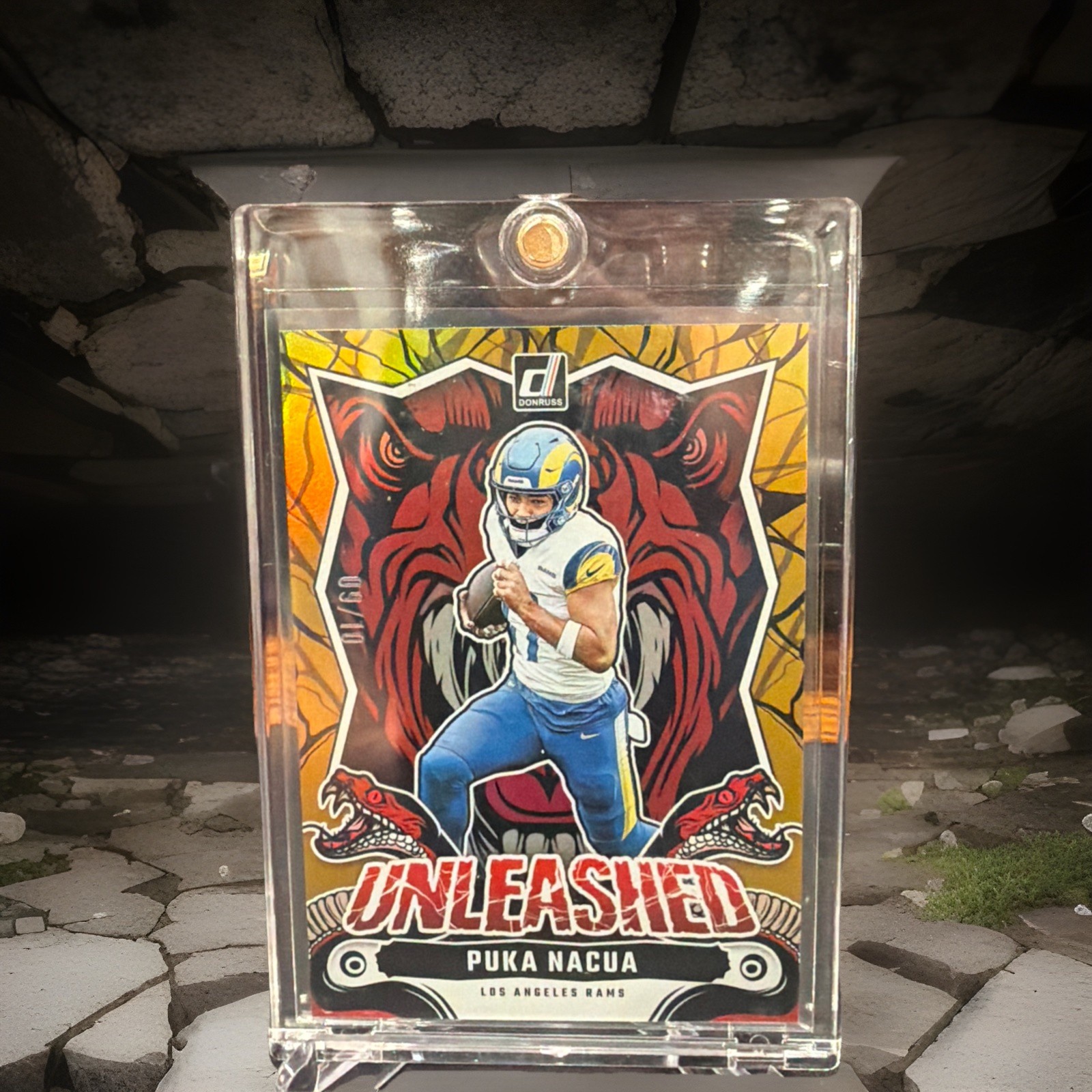 2024 Panini Donruss - Unleashed Puka Nacua #4 Gold 9/10