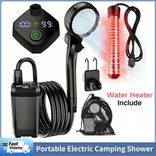 Portable Camping Shower Rechargeable 6000mAh Outdoor Camp Pump for Travel Hiking