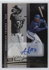 2021 Panini Chronicles Black Anderson Tejeda #19 Auto 13nz