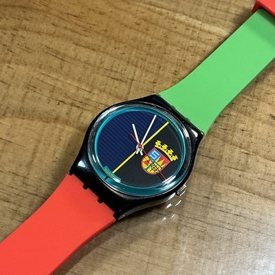 SIR SWATCH - GB111 - 1986 - 1980 s [ New Strap ] 34mm